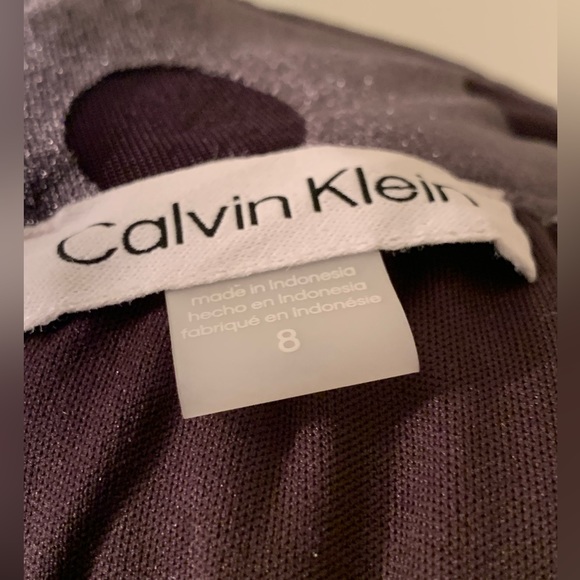 Calvin Kline Velvet Polka Dot Dress - Picture 7 of 12